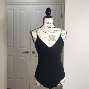 Agaci black chain tank top